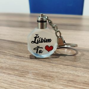 LED kľúčenka - Ľúbim Ťa